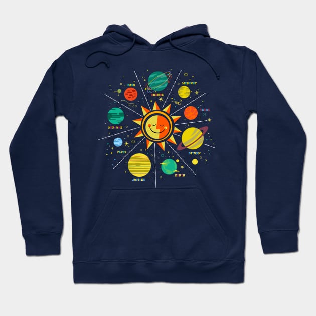 solar system fun Hoodie by richhwalsh